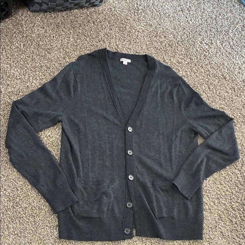 Elegant Charcoal Cardigan by [Brand]